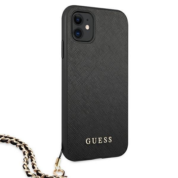 Guess GUHCN61SASGBK iPhone 11 6,1" / Xr czarny/black hardcase
